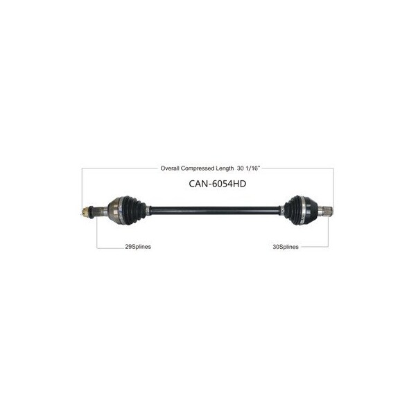 Wide Open Heavy Duty CV Axle CAN AM HD REAR L/R X3 900/TURBOR/XDS/XMR/XRC 17-18 CAN-6054HD - main